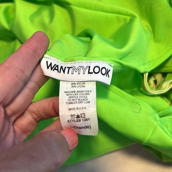 💚Want My Look, Fun, Funky and Fabulous, Live Life in Color, Stretch BodyCon, L - Picture 3 of 9